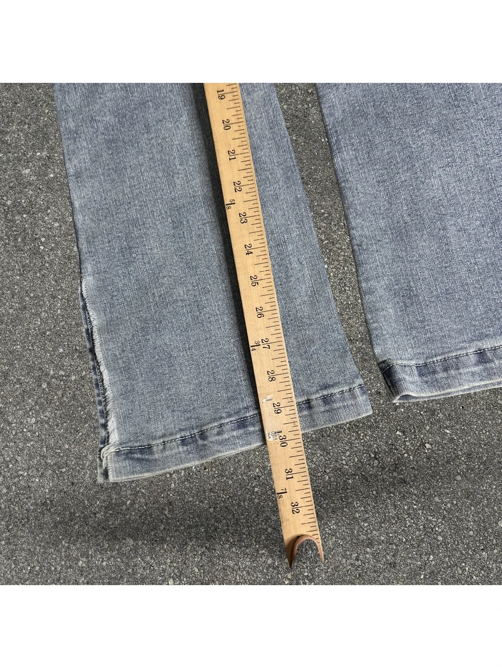 Indigo Rein Retro Y2K Straight Leg Skinny Flared Jeans Women Size 27x31